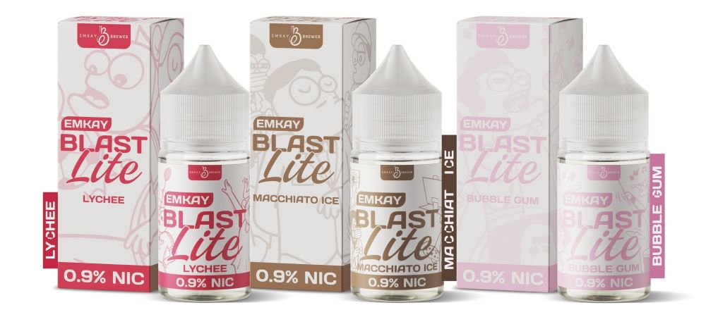 Emkay Blast Lite: Liquid Vape Saltnic dengan Kadar Nikotin Rendah | Suara-Pembaruan.com