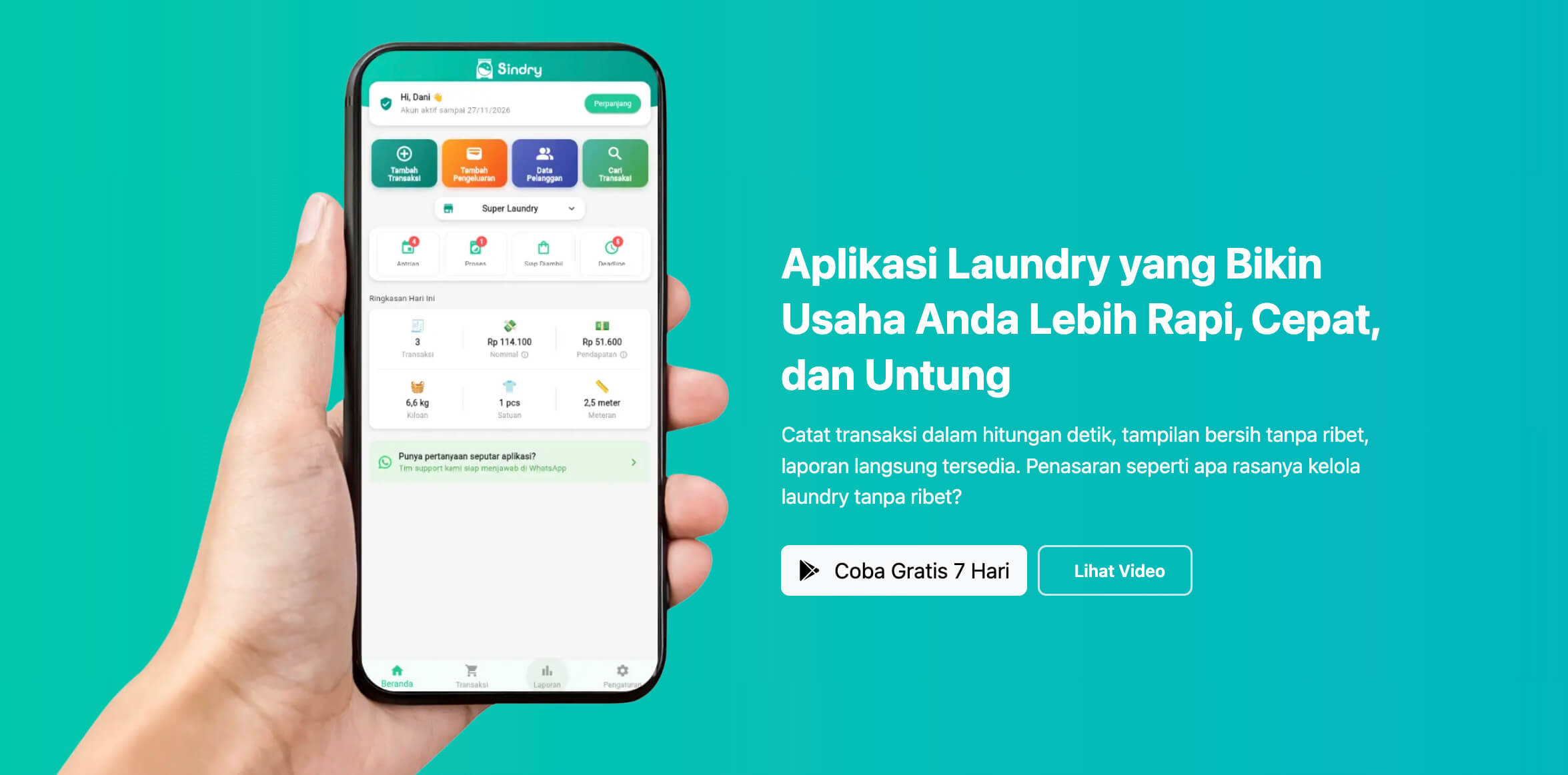 aplikasi laundry